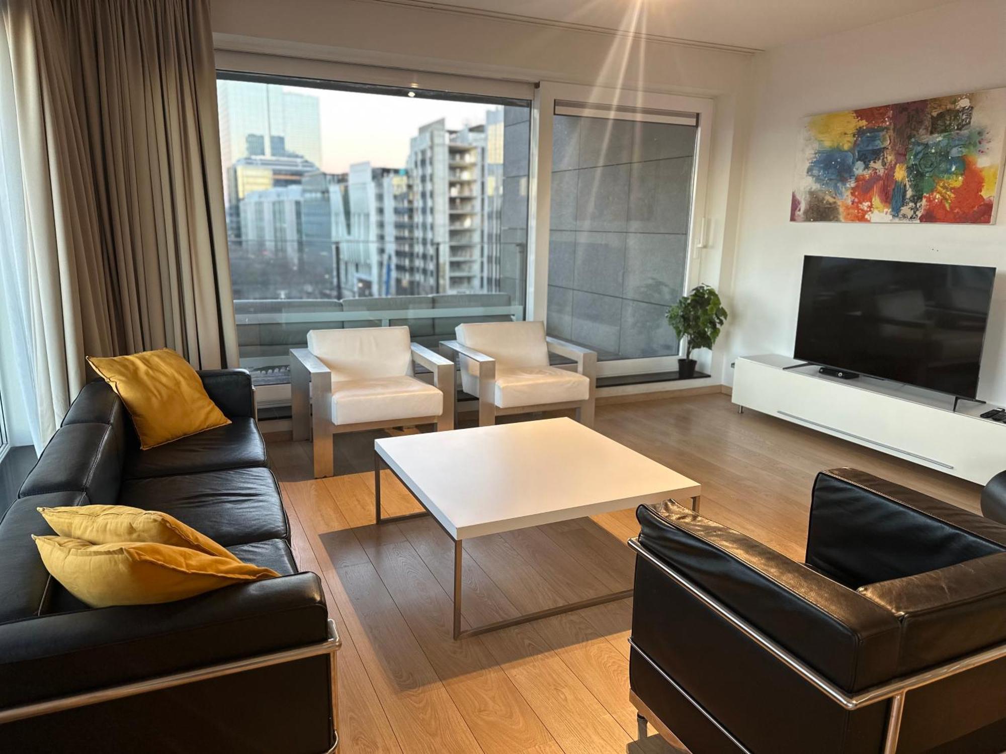Apartment With Stunning View In City Center ブリュッセル エクステリア 写真
