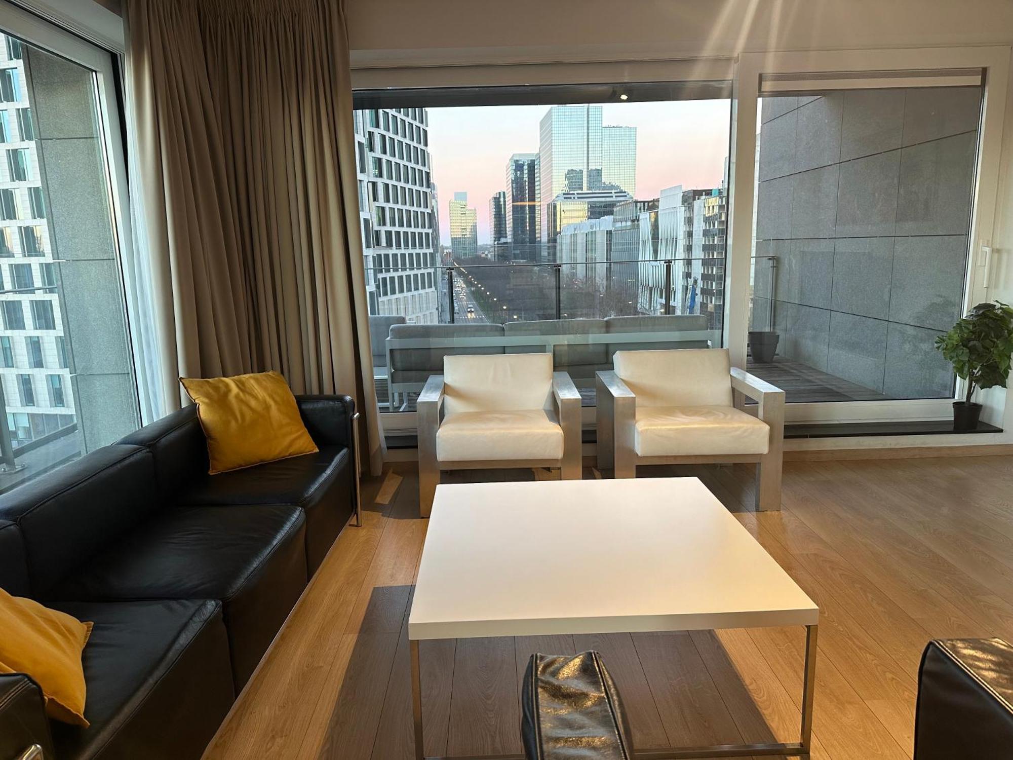 Apartment With Stunning View In City Center ブリュッセル エクステリア 写真