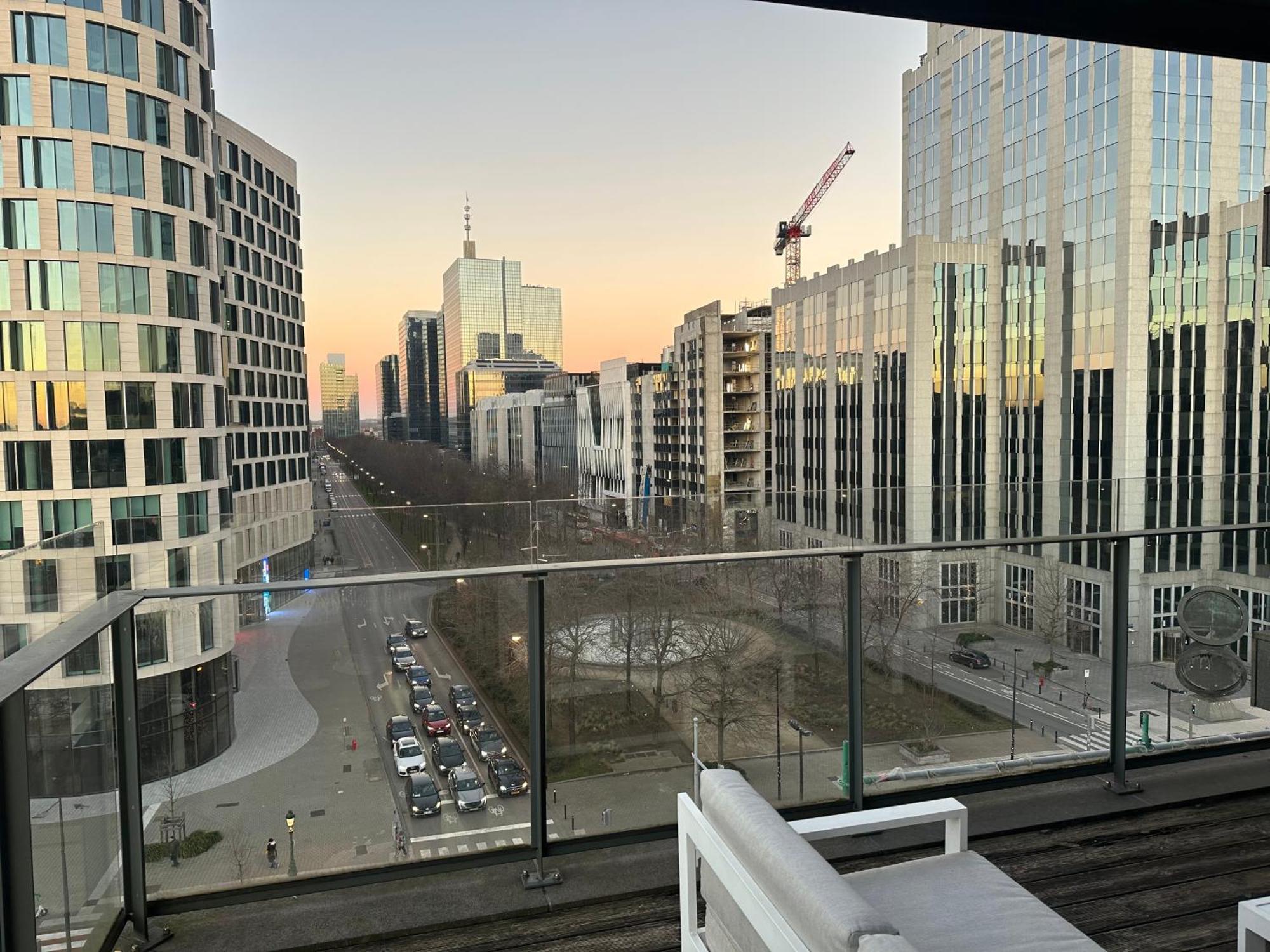 Apartment With Stunning View In City Center ブリュッセル エクステリア 写真